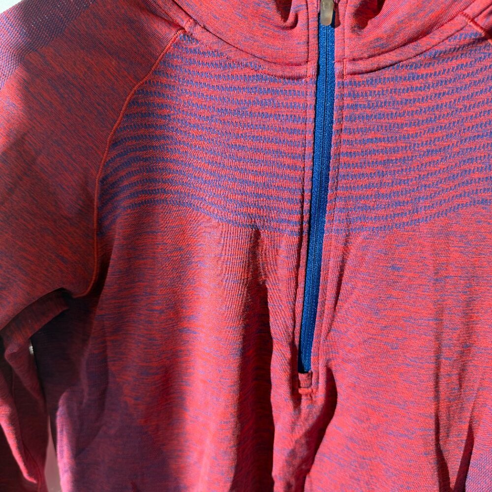 Nike Women's DriFit Knit Half Zip Element Running Long Sleeve TShirt, Red,Medium - Picture 3 of 6